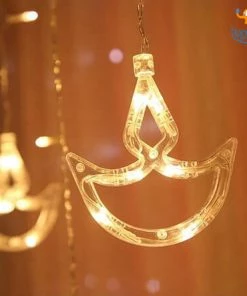 Coral Tree All Of It Diya Curtain LED Lights