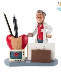 Bigsmall Doctor Desk Stationery Holder Father's Day