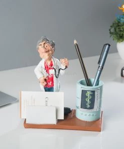 Bigsmall Doctor Desk Stationery Holder Father's Day