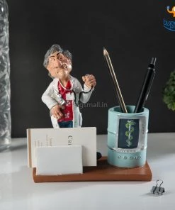 Bigsmall Doctor Desk Stationery Holder Father's Day