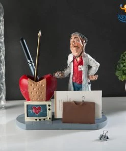 Bigsmall Doctor Desk Stationery Holder Father's Day