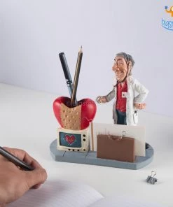 Bigsmall Doctor Desk Stationery Holder Father's Day