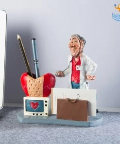 Bigsmall Doctor Desk Stationery Holder Father's Day