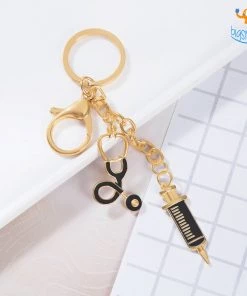 Bigsmall_hmk Doctor Essentials Metallic Keychain All Of It
