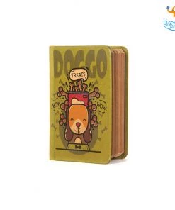 Mooch Design Studio Doggo Treats A6 Notebook With Elastic All Of It