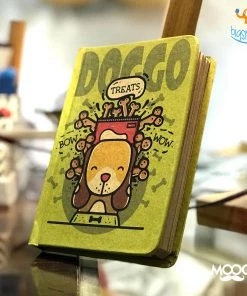 Mooch Design Studio Doggo Treats A6 Notebook With Elastic All Of It