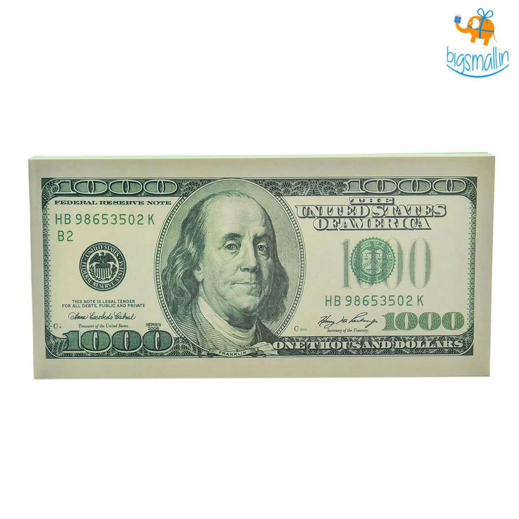 Akshay Mumbai Importer Father's Day Dollar Notepad