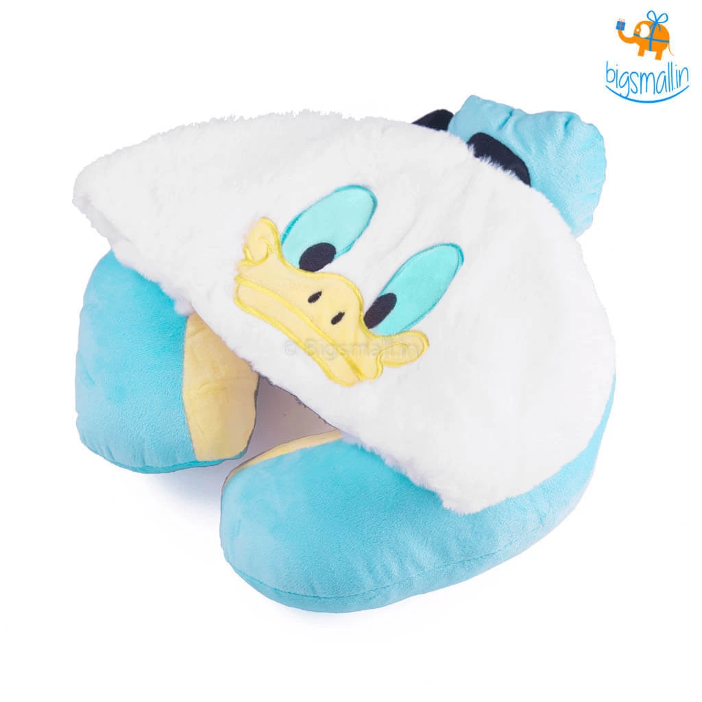 Bigsmall All Of It Donald Duck Hoodie Neck Pillow