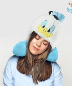 Bigsmall All Of It Donald Duck Hoodie Neck Pillow