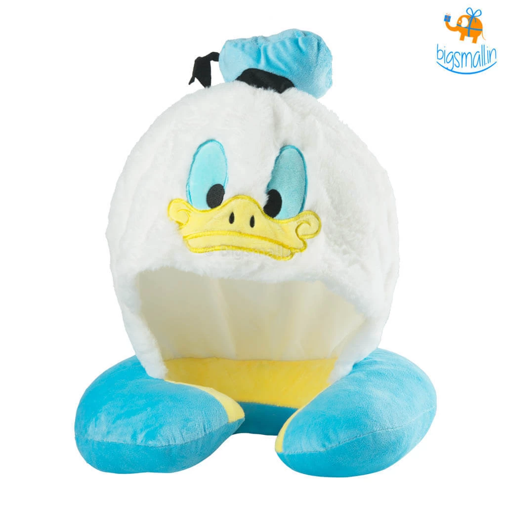 Bigsmall All Of It Donald Duck Hoodie Neck Pillow