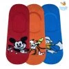 Balenzia Donald, Mickey & Goofy No Show Socks - Pack Of 3