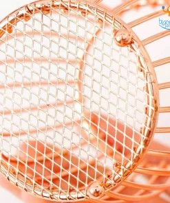 Artnery Drum Shaped Metallic Pen Stand