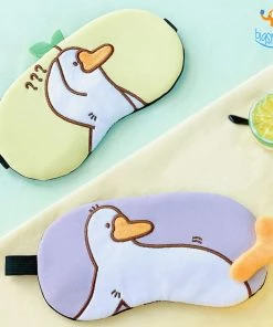 Bigsmall_hmk Duck Plush Gel Eye Mask