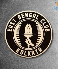 Bigsmall_cc East Bengal Engraved Wooden Crest Father's Day