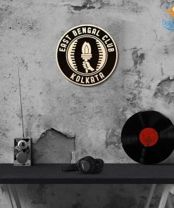 Bigsmall_cc East Bengal Engraved Wooden Crest Father's Day