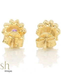 Ash Designs All Of It Edina Amethyst Earrings