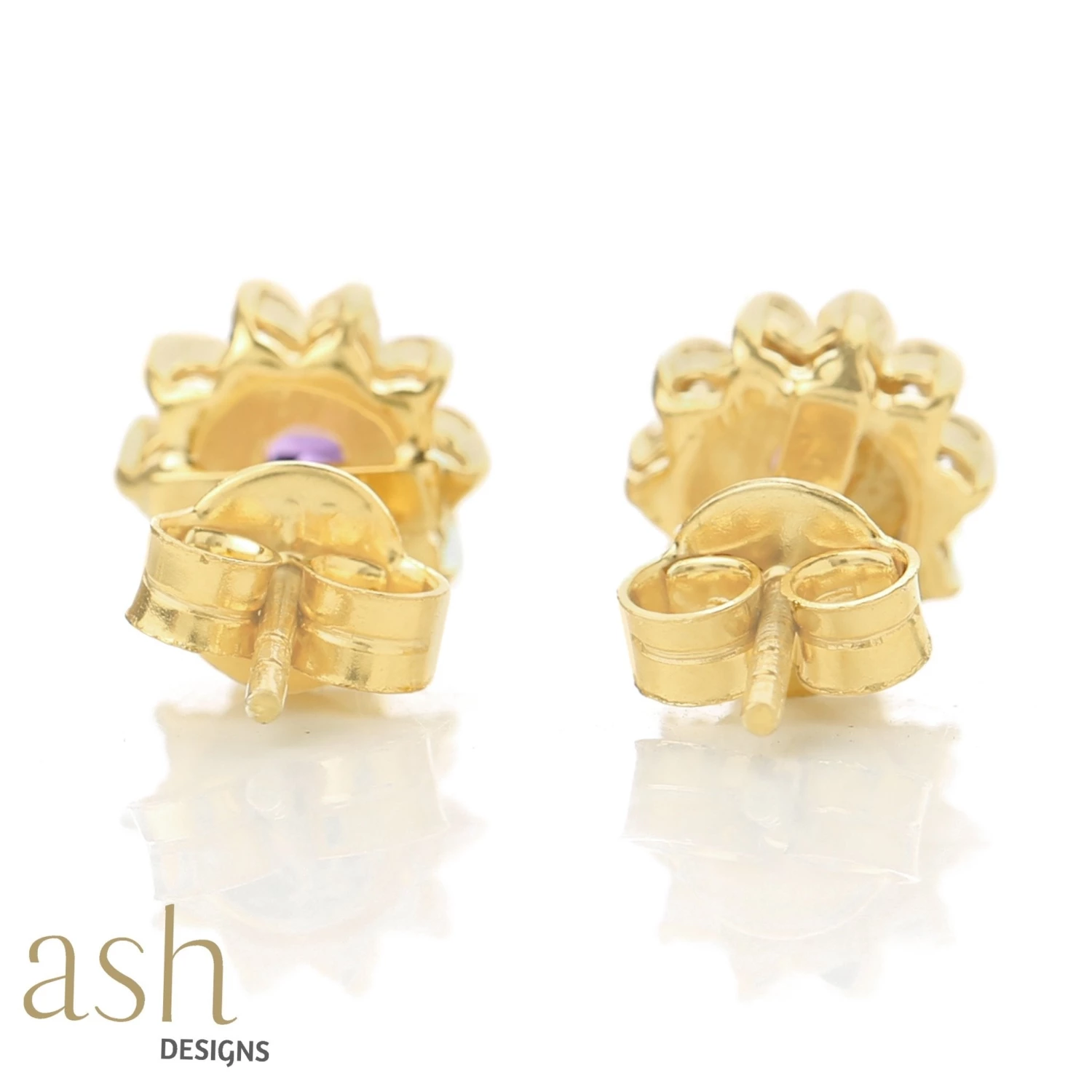 Ash Designs All Of It Edina Amethyst Earrings