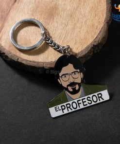 Bigsmall_piu El Profesor Keychain
