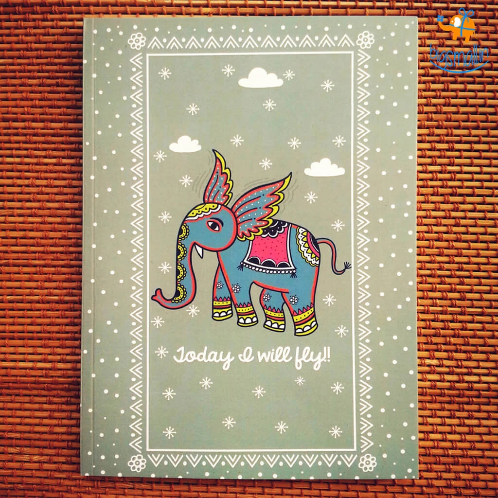 Doodlee Do Today I Will Fly Notebook Sale