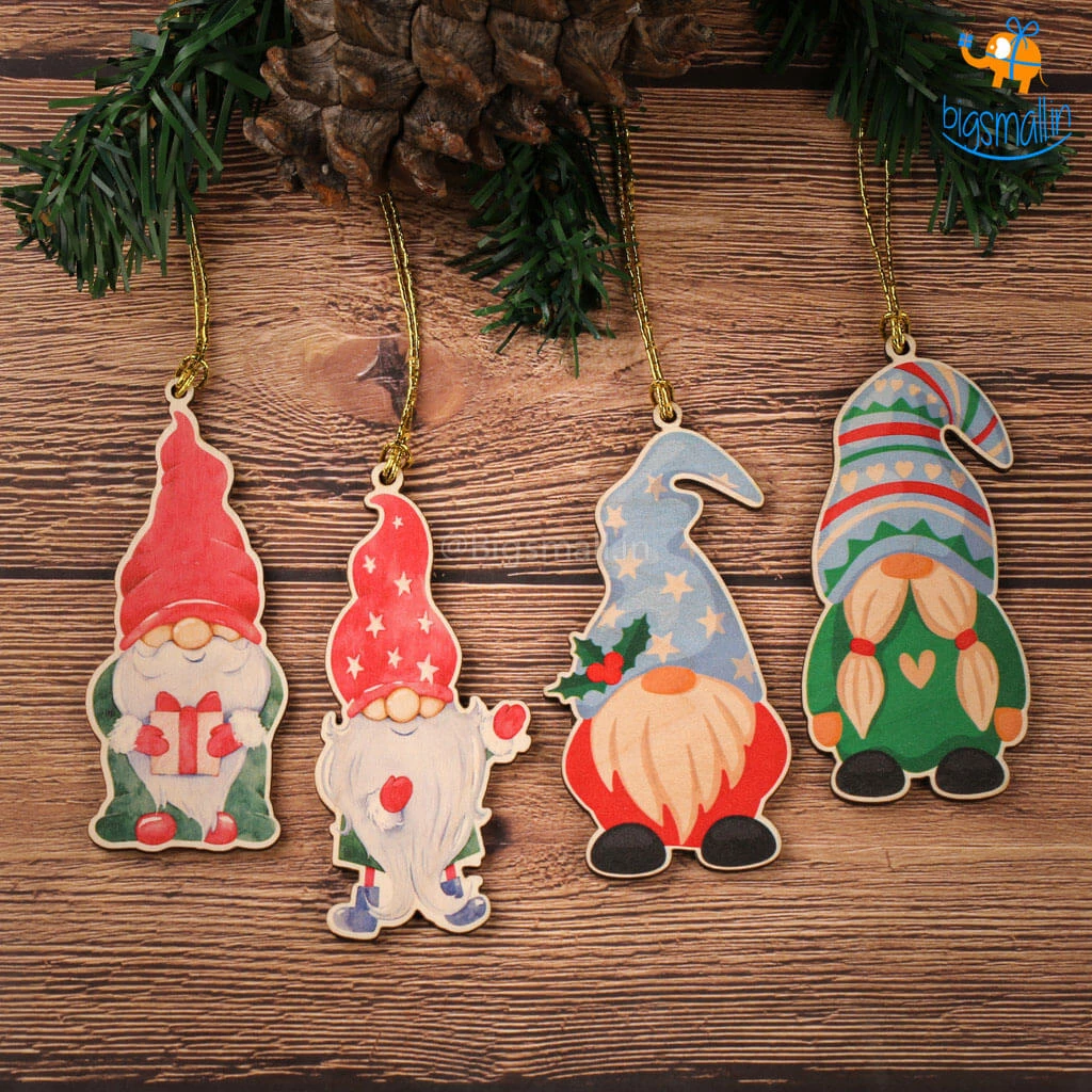 Chitra Chaya Elf Decorative Ornament - Set Of 4