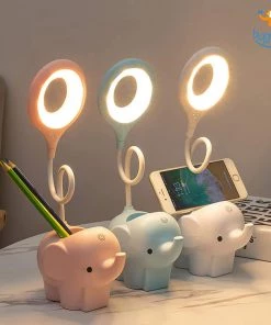 Bigsmall_hmk Elly Bedside Table Lamp With Pen Holder