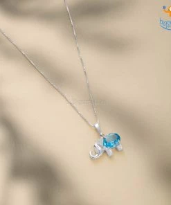 Ash Designs Aliya Semi-Precious Pendant With Silver Chain Sale