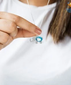 Ash Designs Aliya Semi-Precious Pendant With Silver Chain Sale