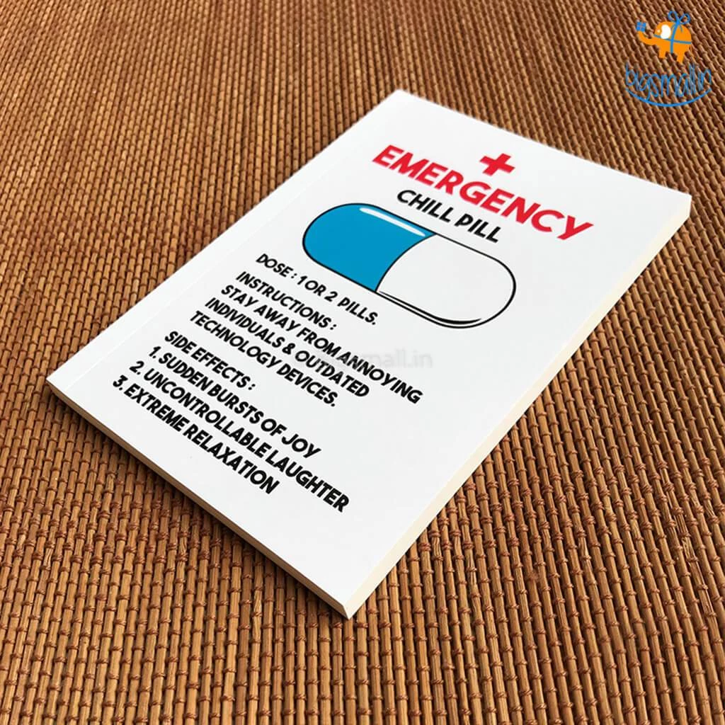 Doodlee Do Pop A Chill Pill Notebook