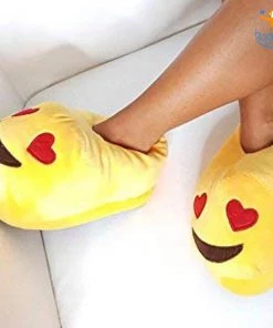 Big Daddy Emoji Plush Slippers