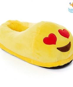 Big Daddy Emoji Plush Slippers