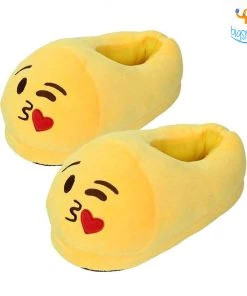 Big Daddy Emoji Plush Slippers