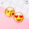 Bigsmall_hmk Emoji Crystal Glass Fridge Magnets- Set Of 2 All Of It