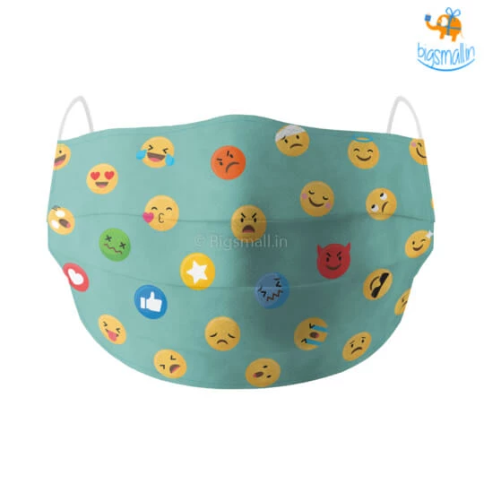 SoxyToes Father's Day Emojis Cotton Mask With Filter
