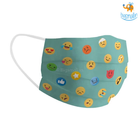 SoxyToes Father's Day Emojis Cotton Mask With Filter
