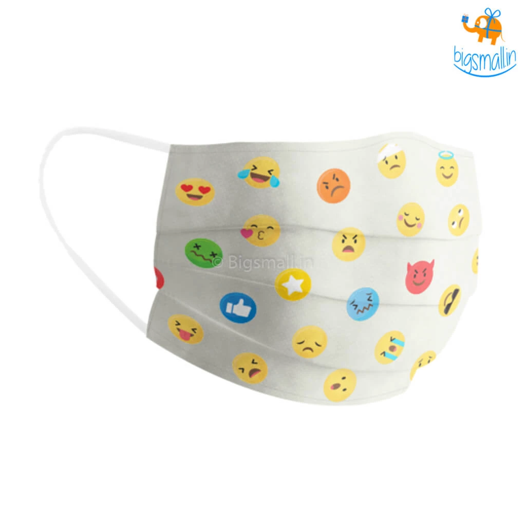 SoxyToes Father's Day Emojis Cotton Mask With Filter