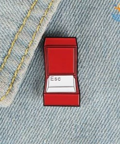 Bigsmall_piu Escape Metallic Lapel Pin All Of It