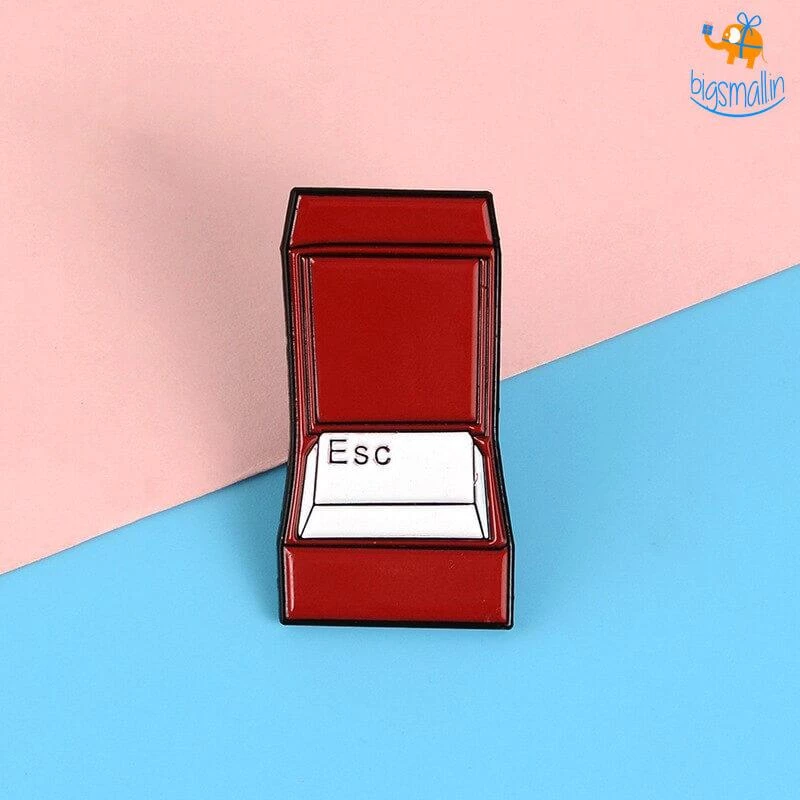 Bigsmall_piu Escape Metallic Lapel Pin All Of It