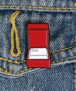 Bigsmall_piu Escape Metallic Lapel Pin All Of It