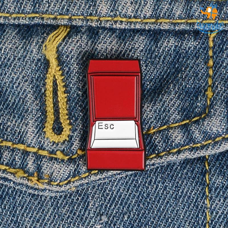 Bigsmall_piu Escape Metallic Lapel Pin All Of It