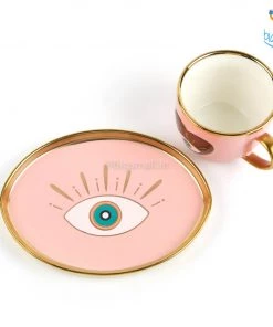 Bigsmall_hmk Evil Eye Cup And Saucer Set