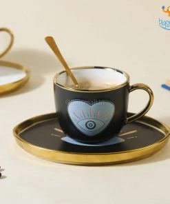Bigsmall_hmk Evil Eye Cup And Saucer Set