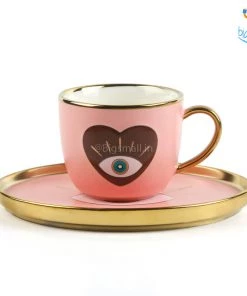 Bigsmall_hmk Evil Eye Cup And Saucer Set