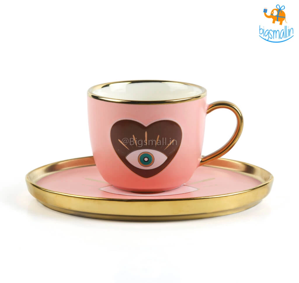Bigsmall_hmk Evil Eye Cup And Saucer Set