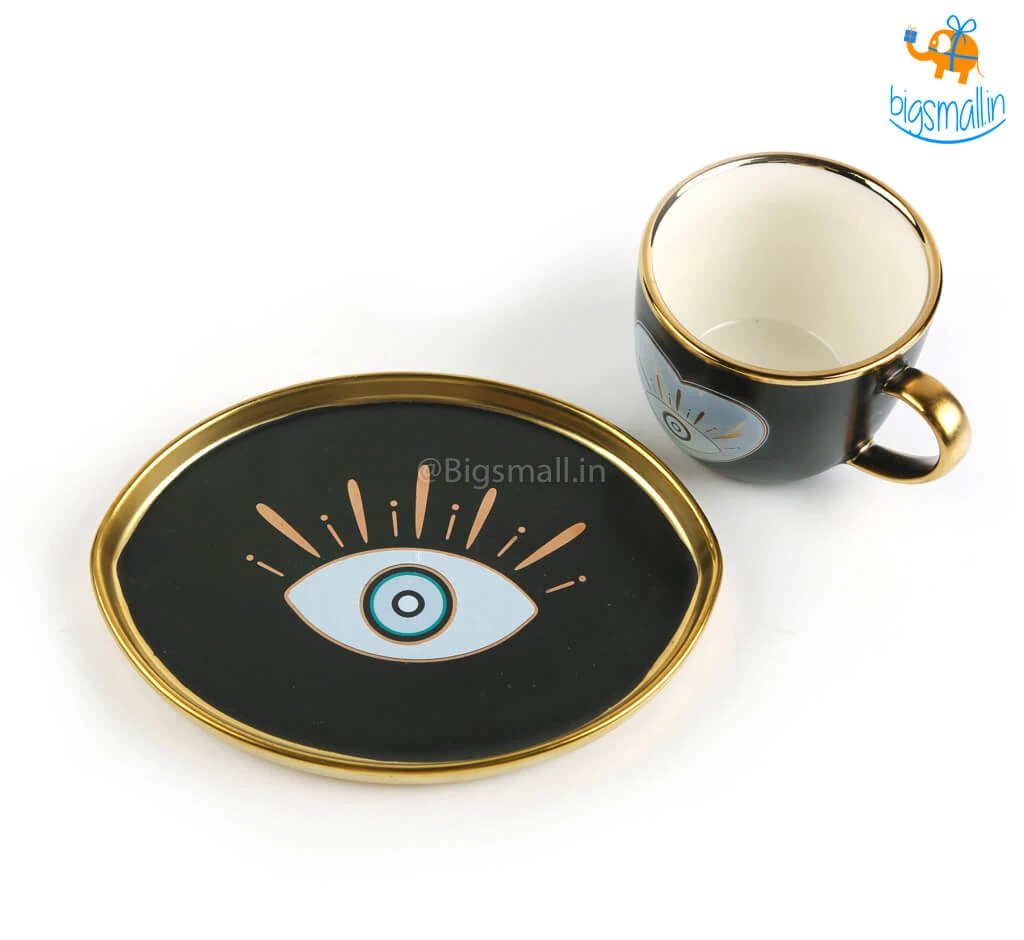 Bigsmall_hmk Evil Eye Cup And Saucer Set