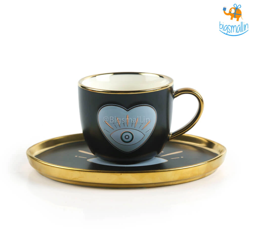 Bigsmall_hmk Evil Eye Cup And Saucer Set