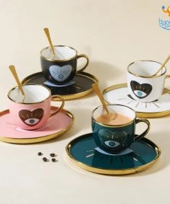 Bigsmall_hmk Evil Eye Cup And Saucer Set