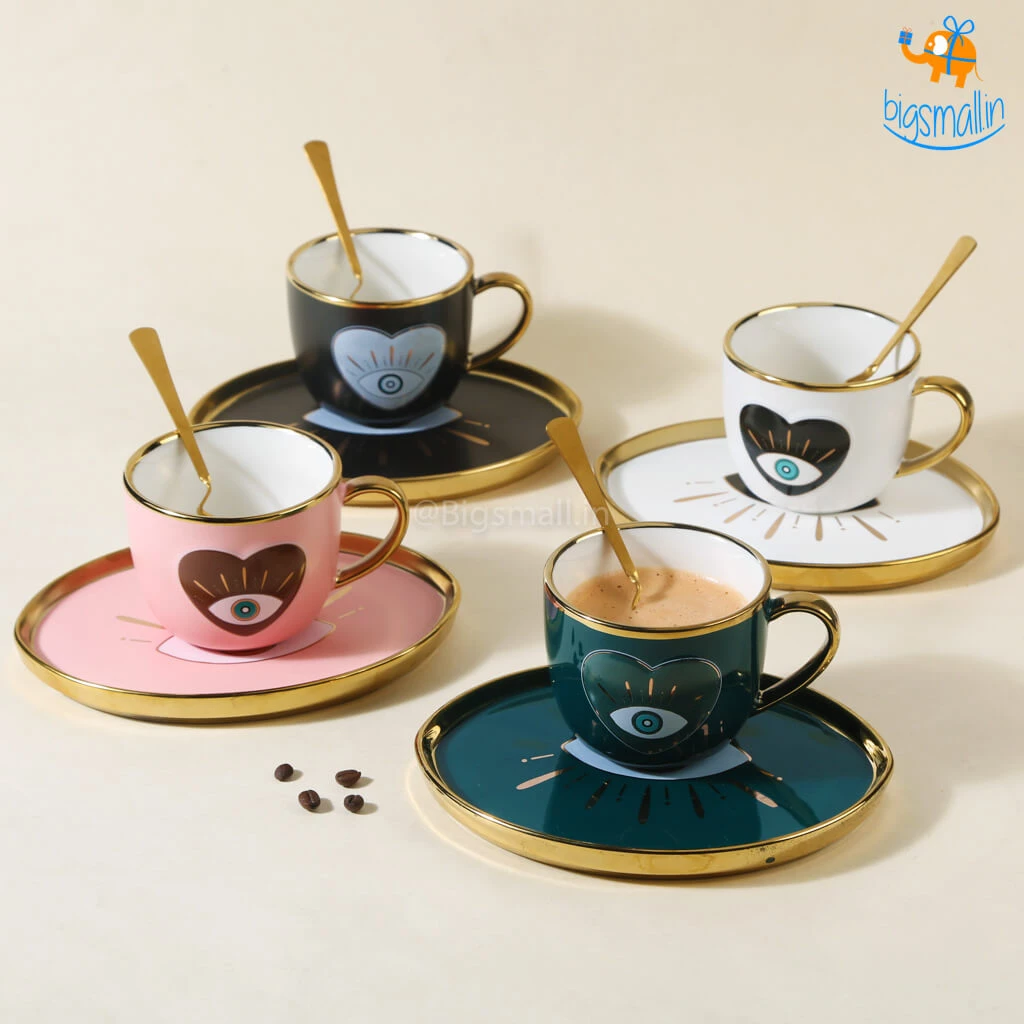 Bigsmall_hmk Evil Eye Cup And Saucer Set