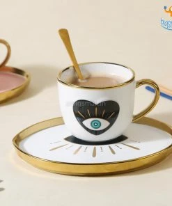 Bigsmall_hmk Evil Eye Cup And Saucer Set