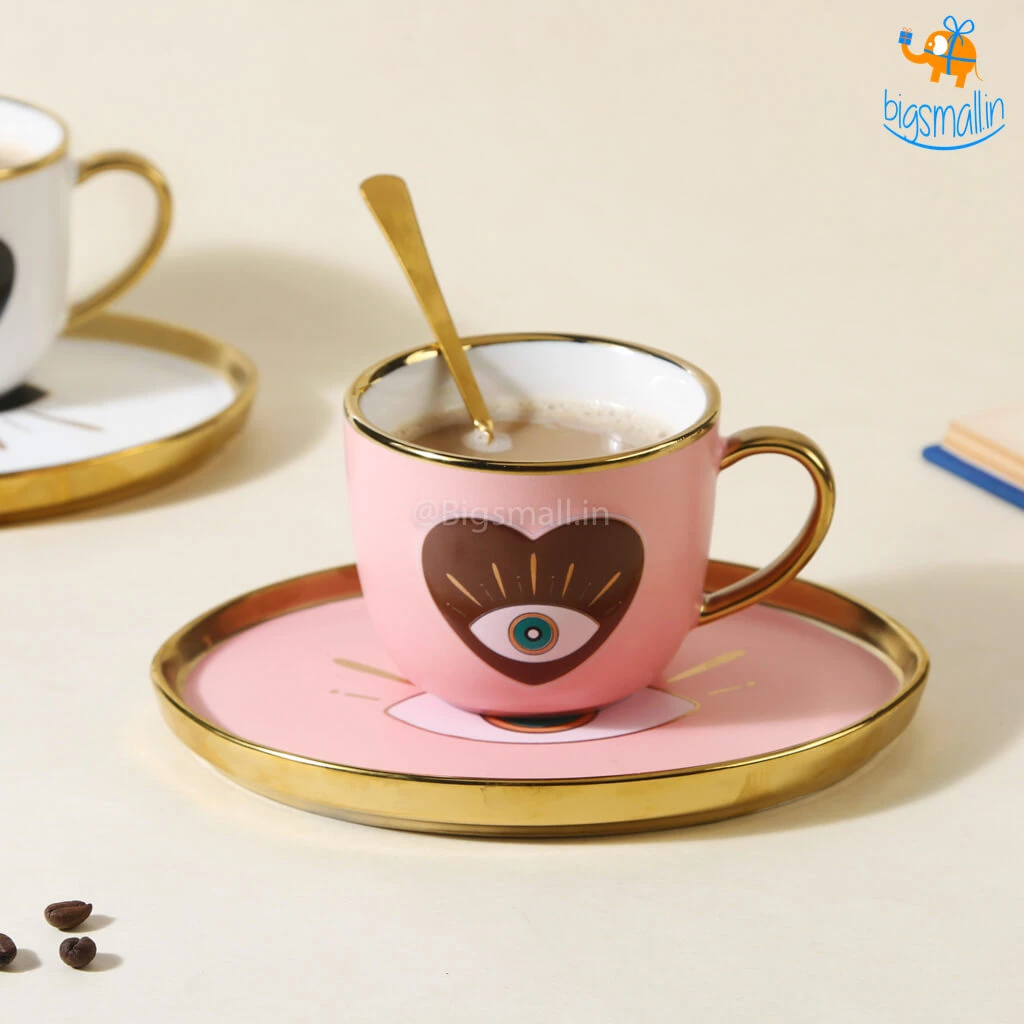 Bigsmall_hmk Evil Eye Cup And Saucer Set