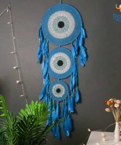 Bigsmall_hmk Evil Eye Multilayer Dreamcatcher